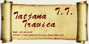 Tatjana Travica vizit kartica